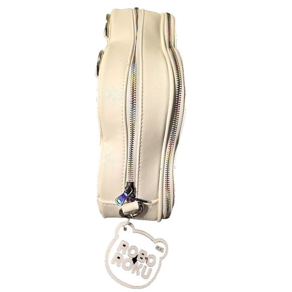 Kawaii Cutie Cloud Ita Bag Crossbody White Rainbow Zipper Robo Roku Brand NEW - Picture 9 of 16
